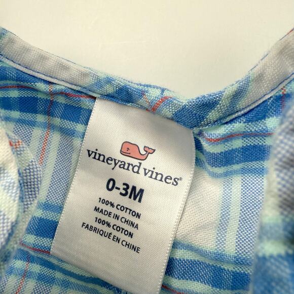 Vineyard Vines Plaid Romper - Picture 3 of 5